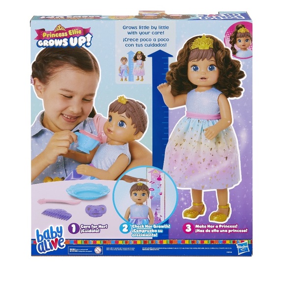 NIB BABY ALIVE PRINCESS ELLIE GROWS UP - Picture 4 of 12